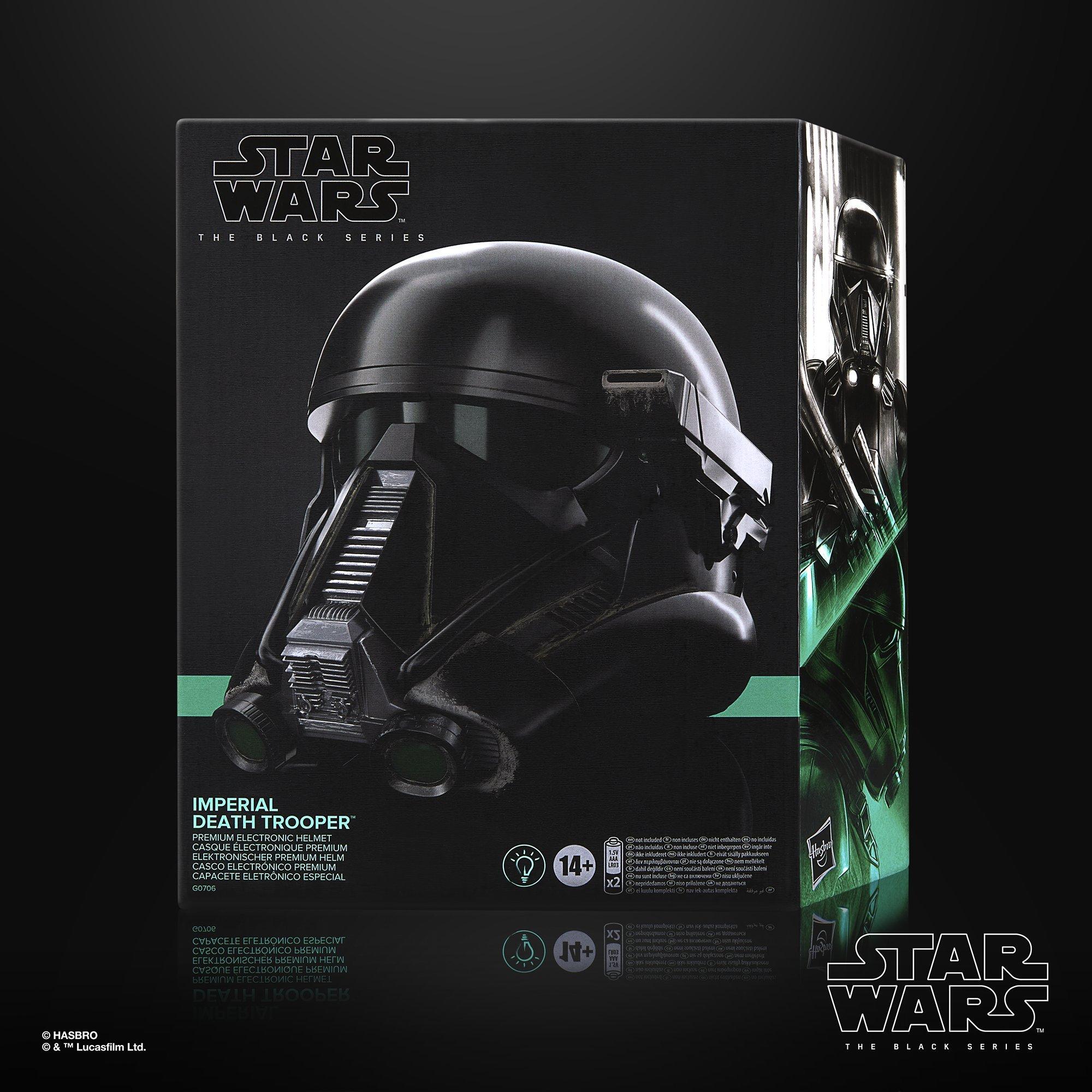 STAR WARS The Black Series Imperial Death Trooper Electronic Helmet