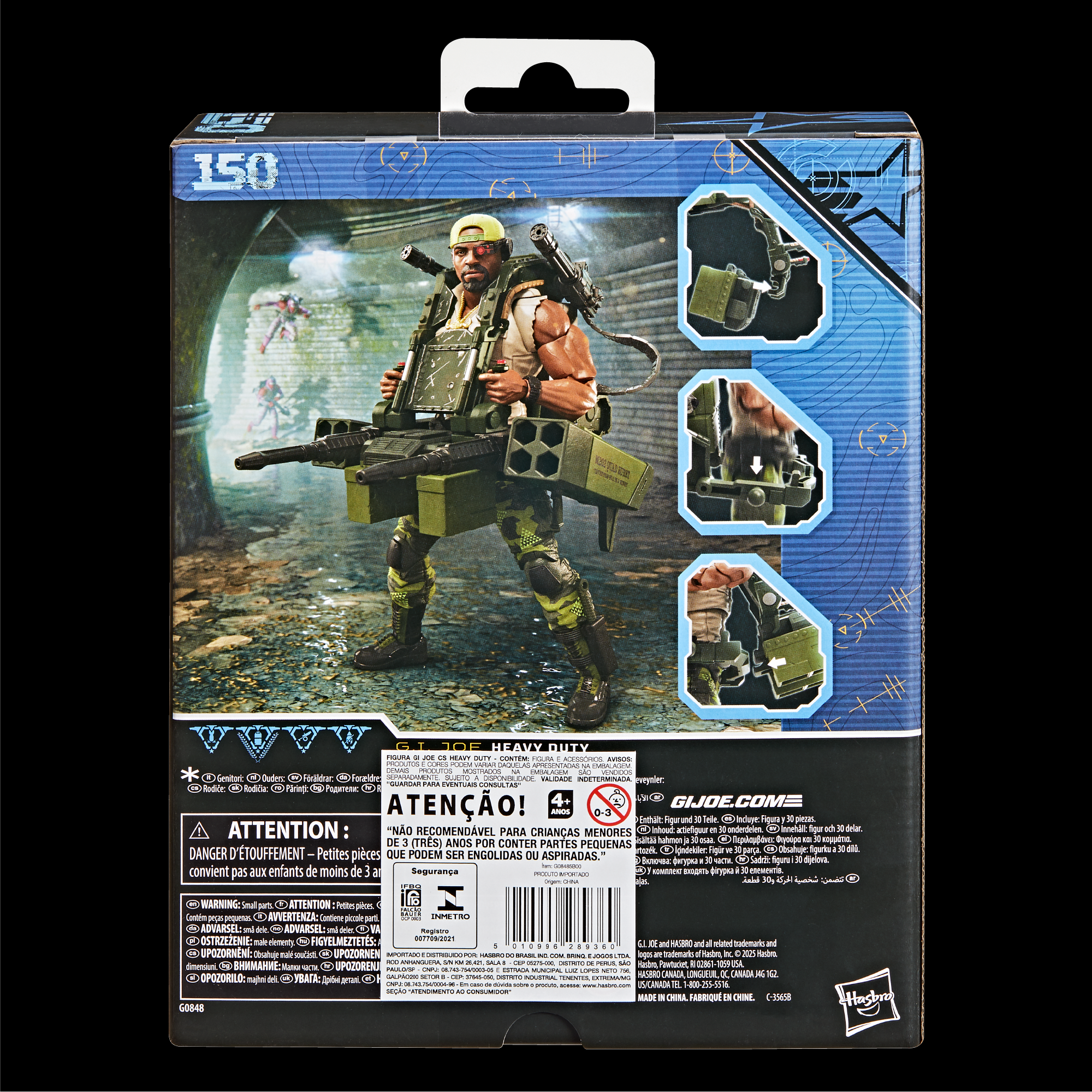 G.I. Joe Classified Series #150, Heavy Duty with Man-Portable Heavy Weapons System