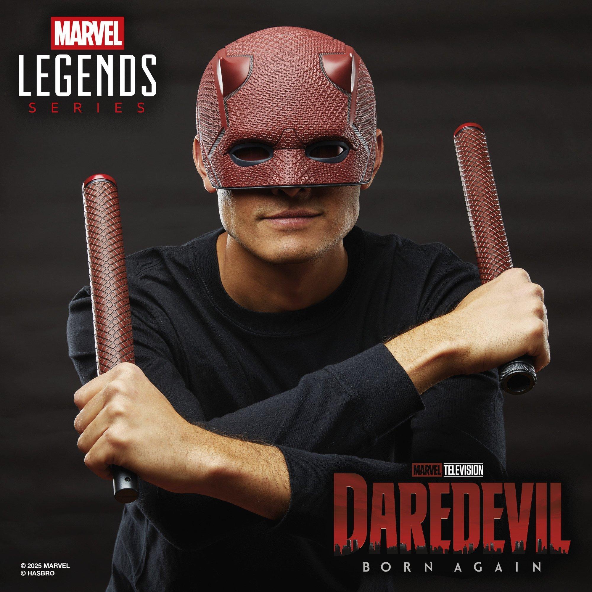 Marvel Legends Series Daredevil: Born Again Premium Roleplay Mask and Billy Club