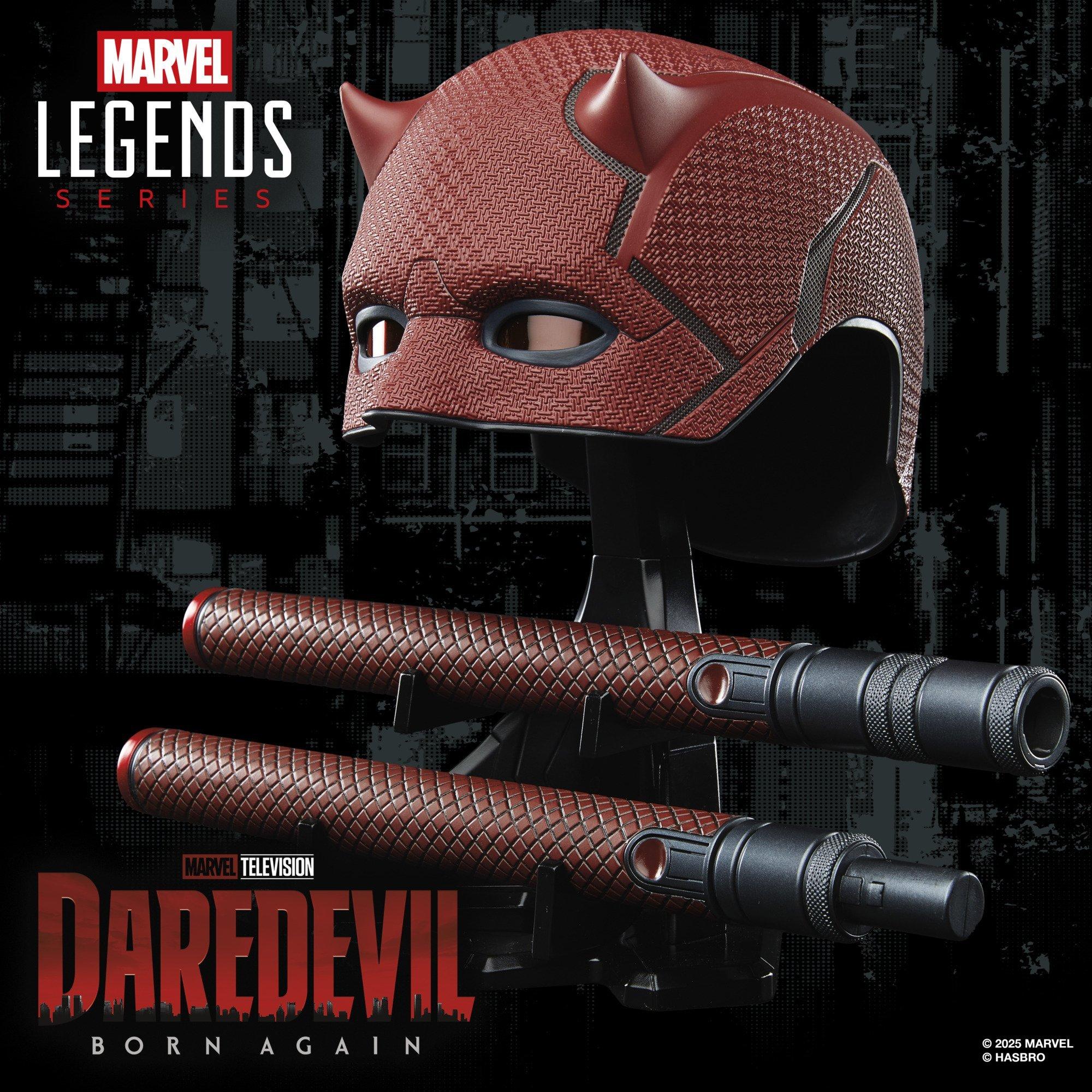 Marvel Legends Series Daredevil: Born Again Premium Roleplay Mask and Billy Club