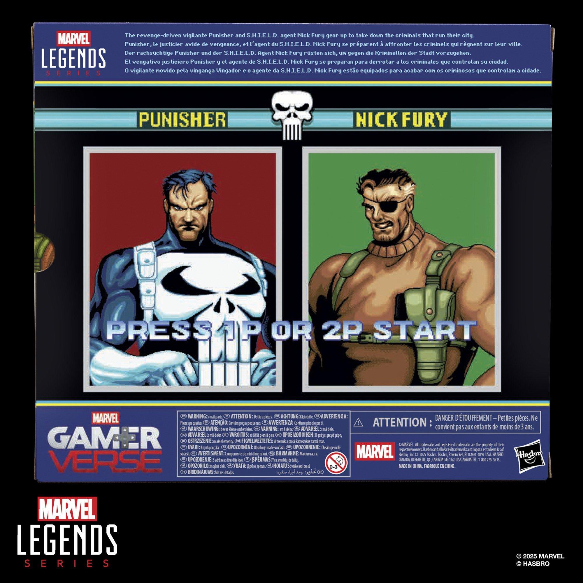 Marvel Legends Series Gamerverse Punisher and Nick Fury