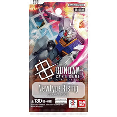 Bandai Gundam Card Game Booster Pack - Newtype Rising (GD01) (Japanese) - 3 Packs - 18 Cards
