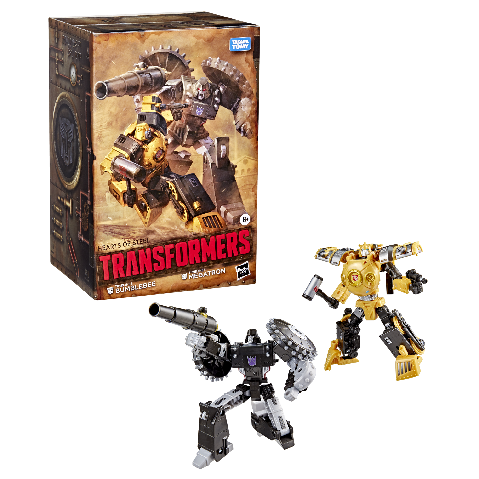 Transformers Hearts of Steel Timelines Megatron and Timelines Bumblebee